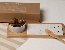 Terrazzo/Bamboo 3pc Serve Set