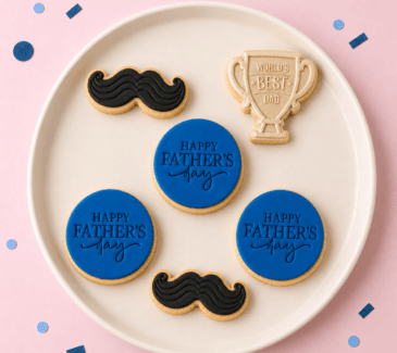 Father's Day Cookies Box of 6